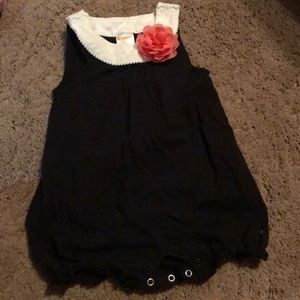 Gymboree black infant dress